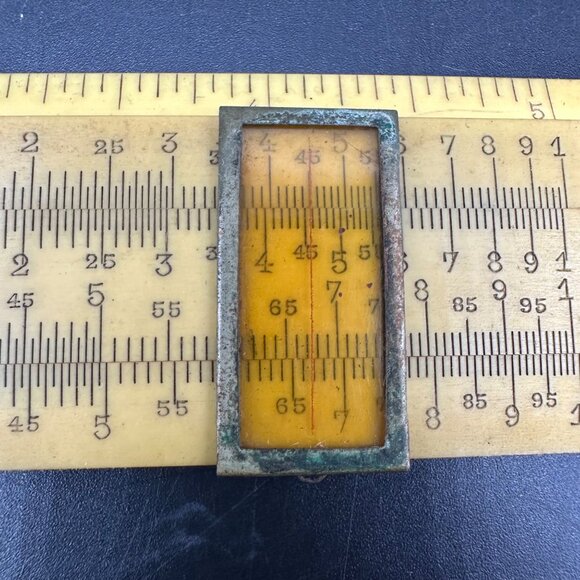Vintage Drawing Drafting Tool Lot Unis France Slide Rule Compass Pencil As Is - Picture 7 of 14